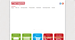 Desktop Screenshot of monopac.ch